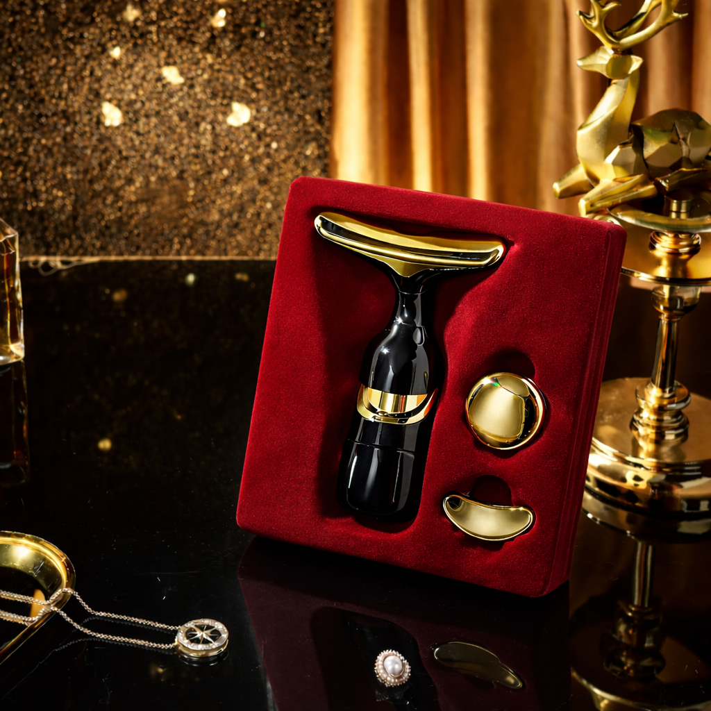 Appareil Lifting Visage & Cou - Effet anti-Rides Visible à Domicile